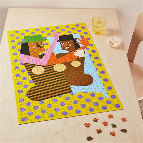 Nina Chanel Abney Jigsaw Puzzle .